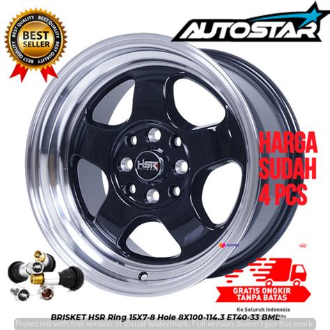 Jual VELG RACING R15 BUAT MOBIL ACCORD VTI XENIA LIVINA IGNIS VIOS ...