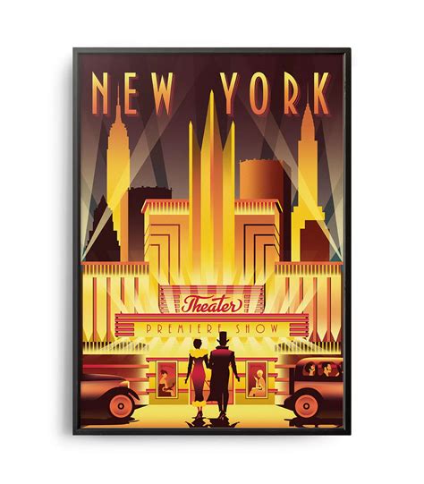 Illustration Art Deco Posters Original Vintage Posters > Travel