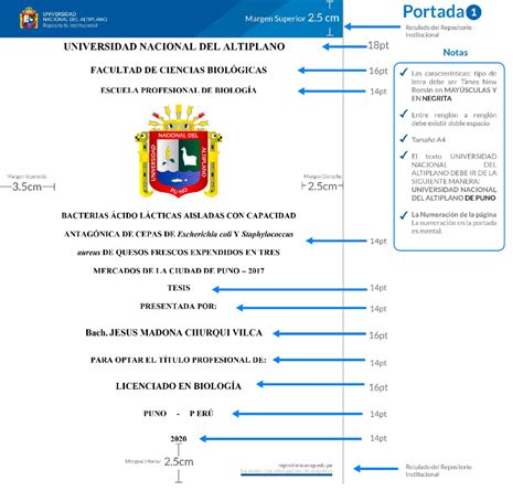 Formato Guiado de Tesis - Guía y Características de Presentación - Studocu
