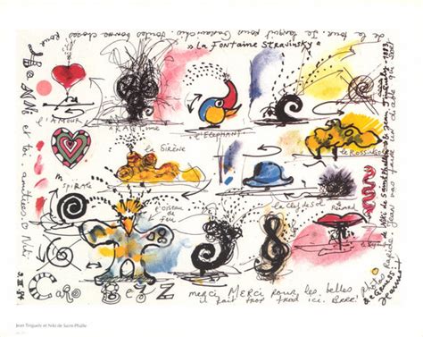 La Fontaine Stravinsky, 1983 by Jean Tinguely et Niki de Saint-Phalle ...