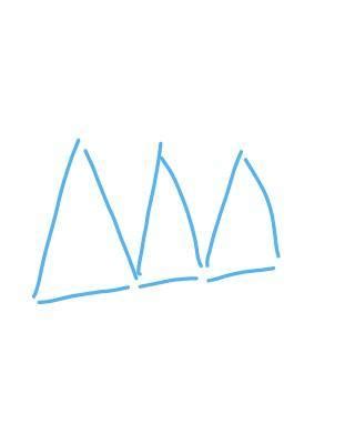 Move any 2 lines to make 4 triangles. Answer with diagram. - Brainly.in