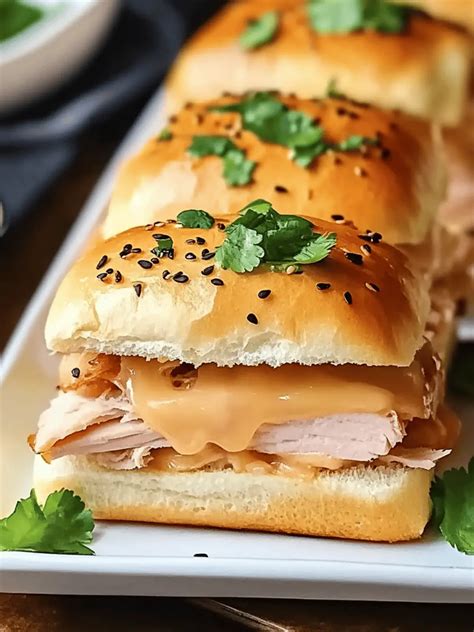 Irresistible Hawaiian Roll Sliders with Turkey and Cheese Bliss ...