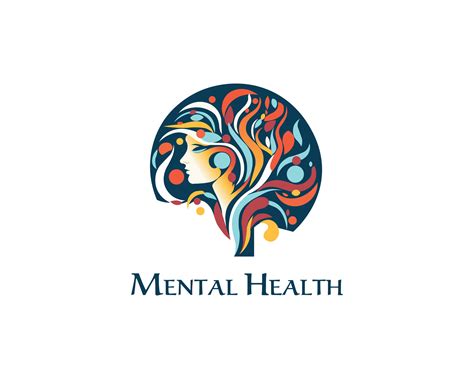 Mental Health awareness logo concept, mind growth logo template ...