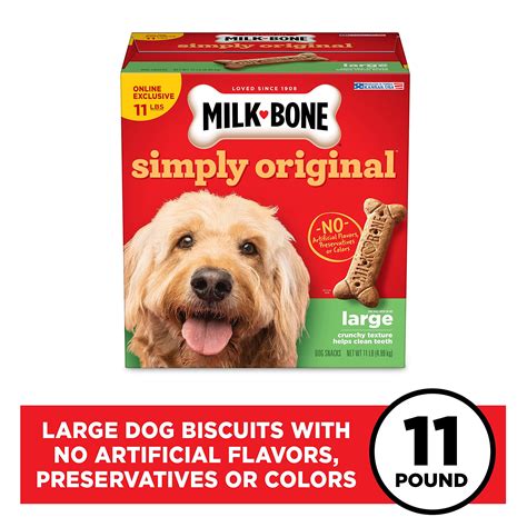 Mua Milk-Bone Simply Original Dog Treats Biscuits for Large Dogs, 11 ...