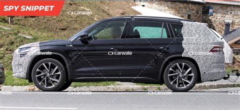 Skoda Kodiaq Facelift Spotted Testing Internationally; India-Bound ...