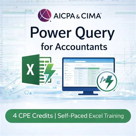 AICPA Power Query Course for Accountants | 4 CPE – Eduyush