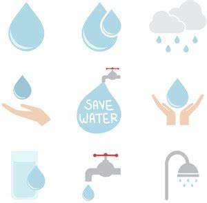 save water white bg sticker poster| Paper Print - Quotes & Motivation ...
