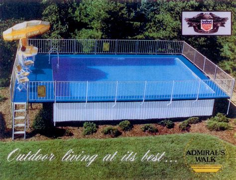 Buster Crabbe Admirals Walk Aluminum Swimming Pool - Westwood Pool Company
