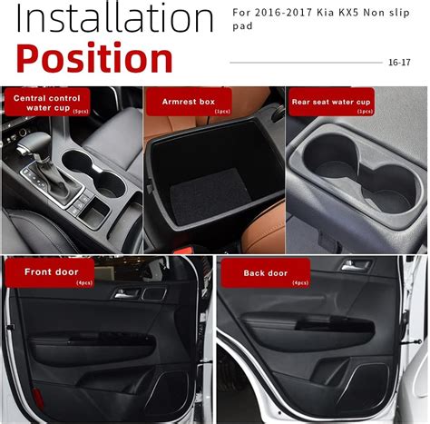 Buy Auovo 2021 Anti-dust Mats for Kia Sportage KX5 Accessories 2017 ...