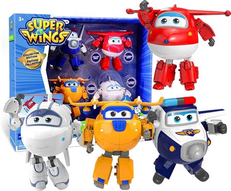 Super Wings 5" Transforming Characters 4-Pack , Combine Jett, Paul ...