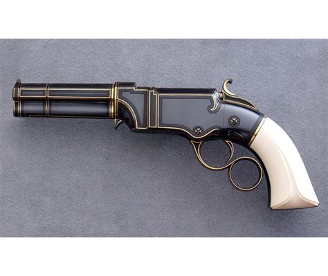 A Volcanic Repeating Arms lever-action pistol (patented 1854 ...