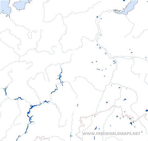 Ural Mountains Map