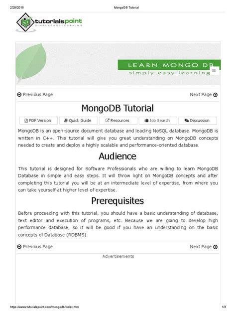 MongoDB Tutorial Mac 的图像结果