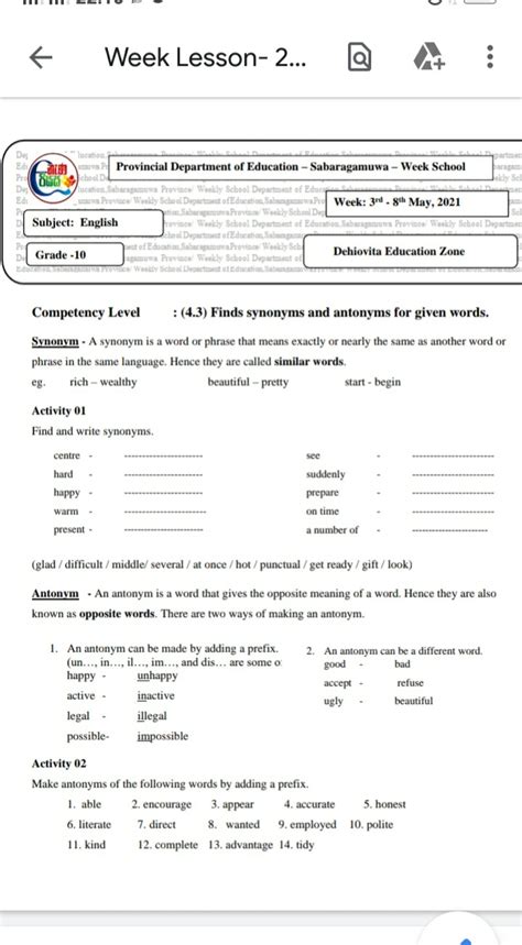 Image result for Model Activity Task Class 10 New English