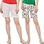 Zebu Women Regular Shorts (Pack of 2) (2ZW_SSS_PRI_RPK_BLK_M_Assorted ...