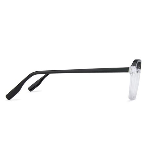 Buy Black Transparent Black Full Rim Round Vincent Chase VC Classic ...