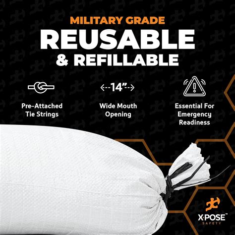 Xpose Safety Woven Polypropylene Sand Bags for Flooding, Gravel - India ...