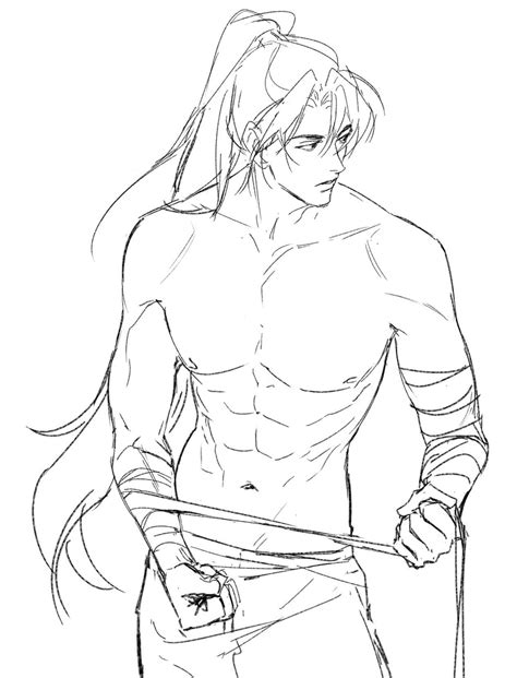 Pin by Looks on 🇯🇵🇰🇷🇨🇳8 | Male art reference, Drawing poses, Anime ...