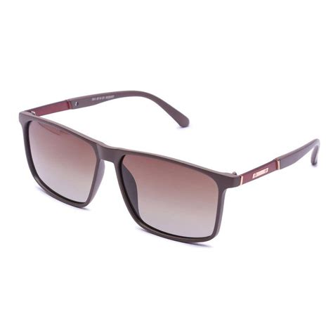 Ionis | Brown Large Full Rim Square Sunglasses for Men & Women [Polari