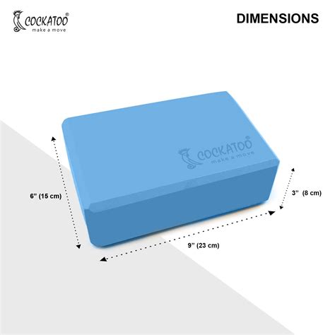 Buy Yoga Block/Brick Online for Exercise at Best Price - Cockatoo