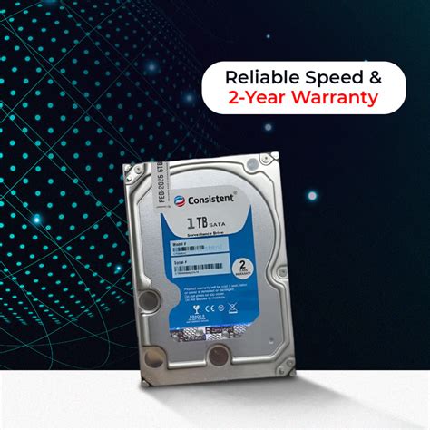 Consistent 1 TB SATA Internal Hard Drive, 3.5 Inch, High Performance D ...