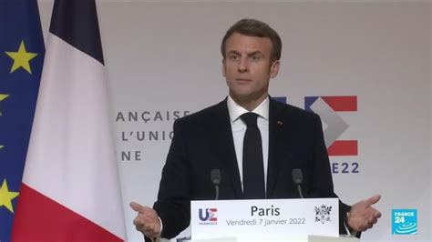 'The EU must have a dialogue with Russia,' says France's Macron - France 24