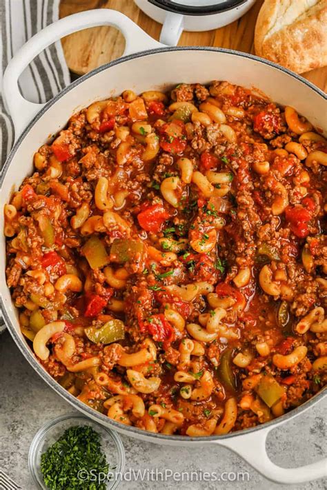 Easy Goulash Recipe - Spend With Pennies