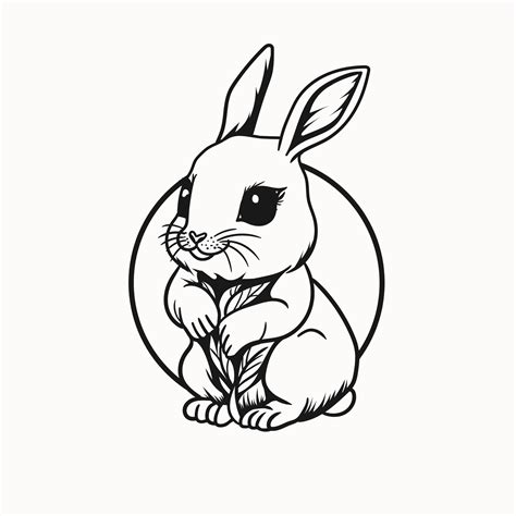 Bunny Rabbit Outline