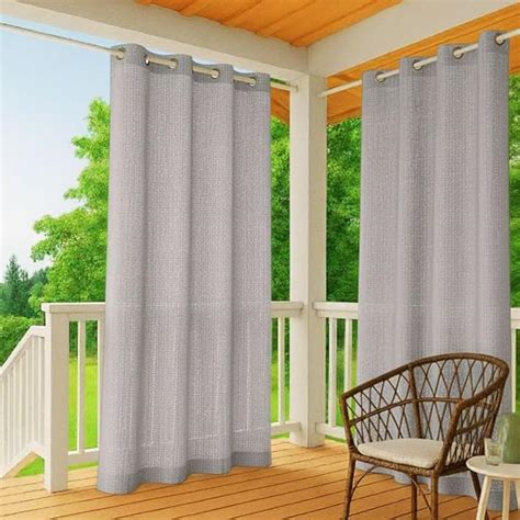 FREXXA 150 GSM Outdoor Sun Blocking Balcony Eyelet/Grommet Curtains Sun ...