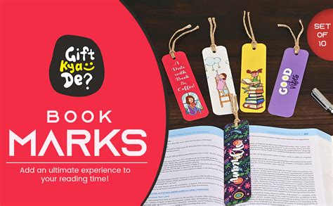GKD Bookmarks Set of 10 Creative Book Marks for Book Unique Gifts for ...