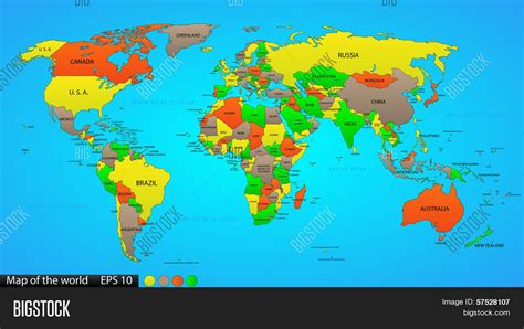 World Map Stock Image 的图像结果