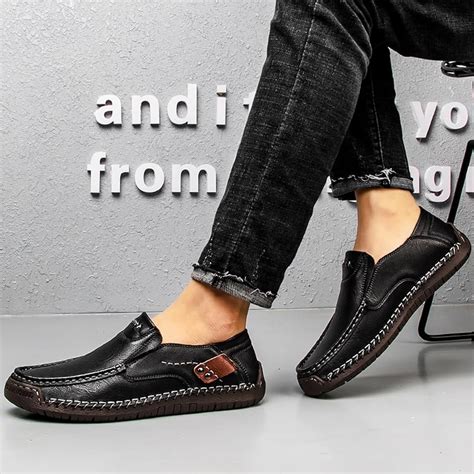🥿 Hand-Stitched Men's Outdoor Casual Slip-On Loafers 🥿 | Knight Walker ...