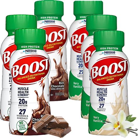 Amazon.com : BOOST High Protein Balanced Nutritional Drink, Creamy ...