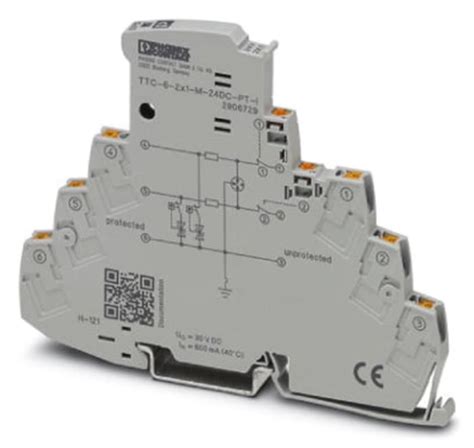 2907326 Phoenix Contact | Phoenix Contact, TTC-3-2X1-24DC-PT Surge ...