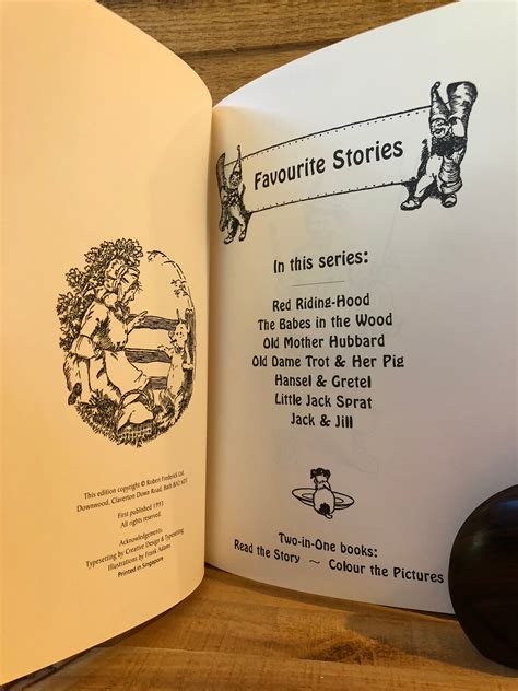 Nursery Rhymes: Jack and the Beanstalk and Little Jack Sprat - Etsy