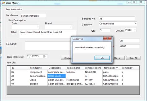Image result for Visual Basic Tutorial Stocks Entry