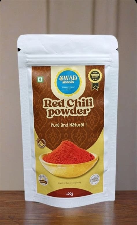 Red Chilli Powder – 100% Natural Lal Mirch| 100g| - Swad Masala ...
