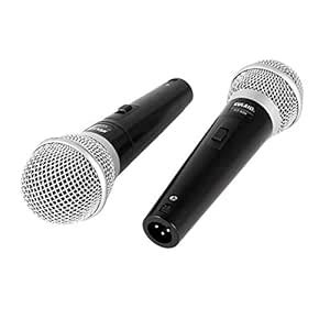 ZHuidjo 2 Pcs 6.35mm 1/4" Connector XLR Karaoke Singing Game Wired ...