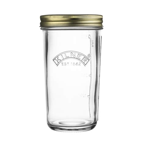 Buy Kilner Wide Mouth Preserve Jar 0.5 Litre, Transparent Online at ...