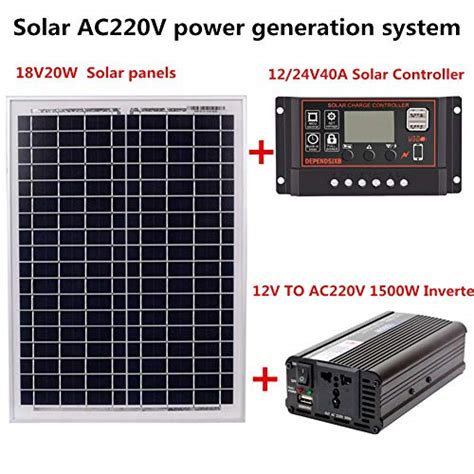 Buy Tot 1500W Class A Polycrystalline Bundle Solar Panel Kit with ...