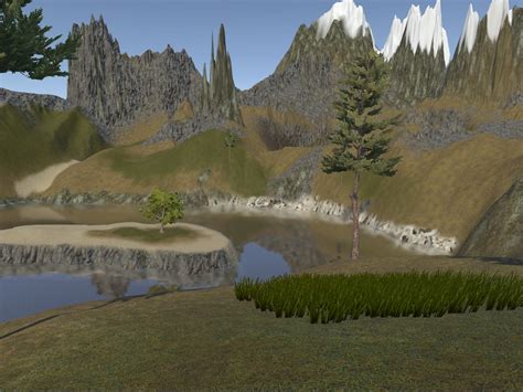 Unity 2022 Terrain Tutorial 的图像结果