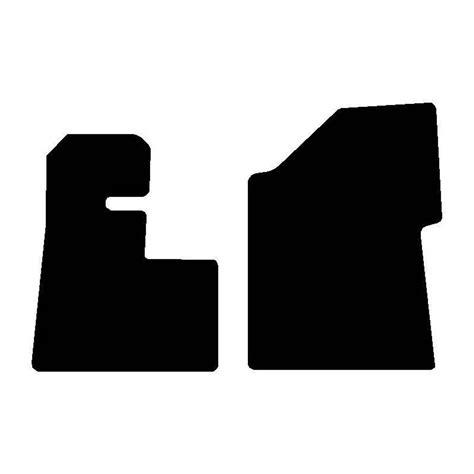 Peterbilt 379 388 & 389 Floor Mats Front Two-Piece Platinum Interior ...