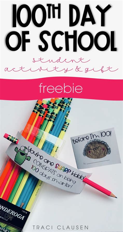 100th Day of School Activity | 100 days of school, 100 day of school ...