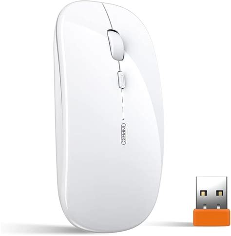 Amazon.in: Buy inphic Wireless Mouse, Slim Rechargeable Mouse Silent ...