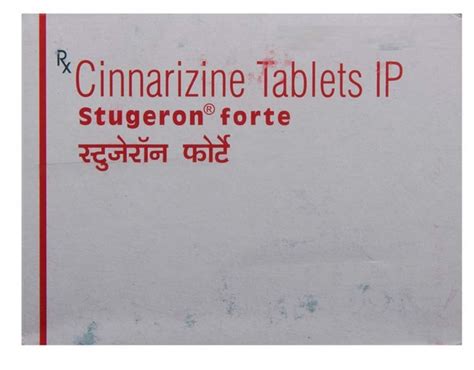 Stugeron Forte - Strip of 20 Tablets : Amazon.in: Health & Personal Care