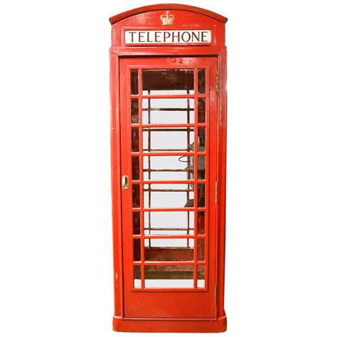 Red British K6 Telephone Booth at 1stDibs | english telephone box for ...