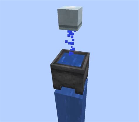 Minecraft Infinite Water Source 的图像结果