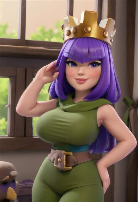 Archer Queen (Clash of Clans) - v1 | Stable Diffusion Model - LoRA ...