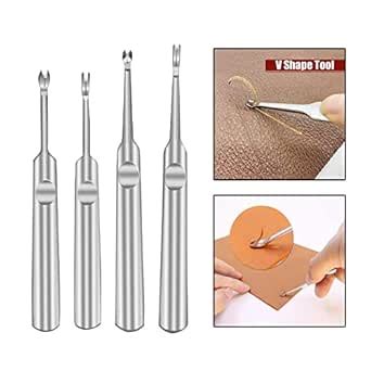 Metal Leather Edge Beveler Skiving Groover Cutting Trimming Tools Craft ...