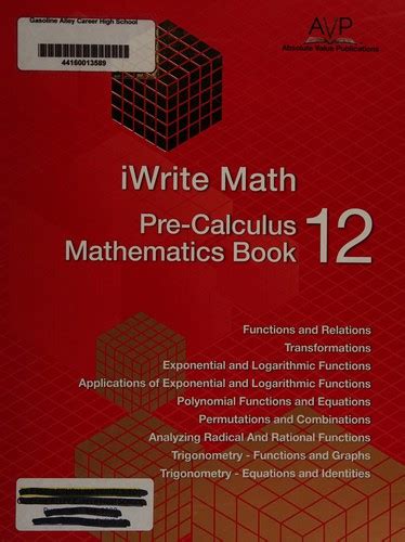 Image result for Iwrite Math 11 Pre Calculus